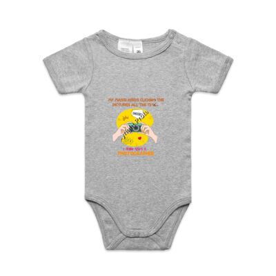 My Maasi Keeps clicking |Baby Mini Me Onesie Romper Thumbnail