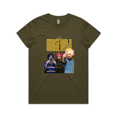 Sidhu Mosewala |  Staple Crew Tee Women  (Premium) Thumbnail